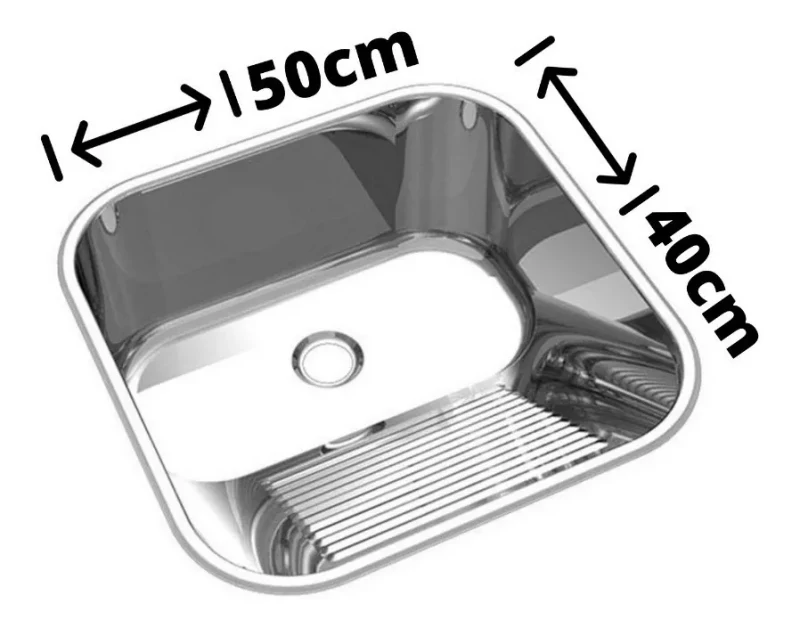 Imagem ilustrativa de Tanque inox 50x40